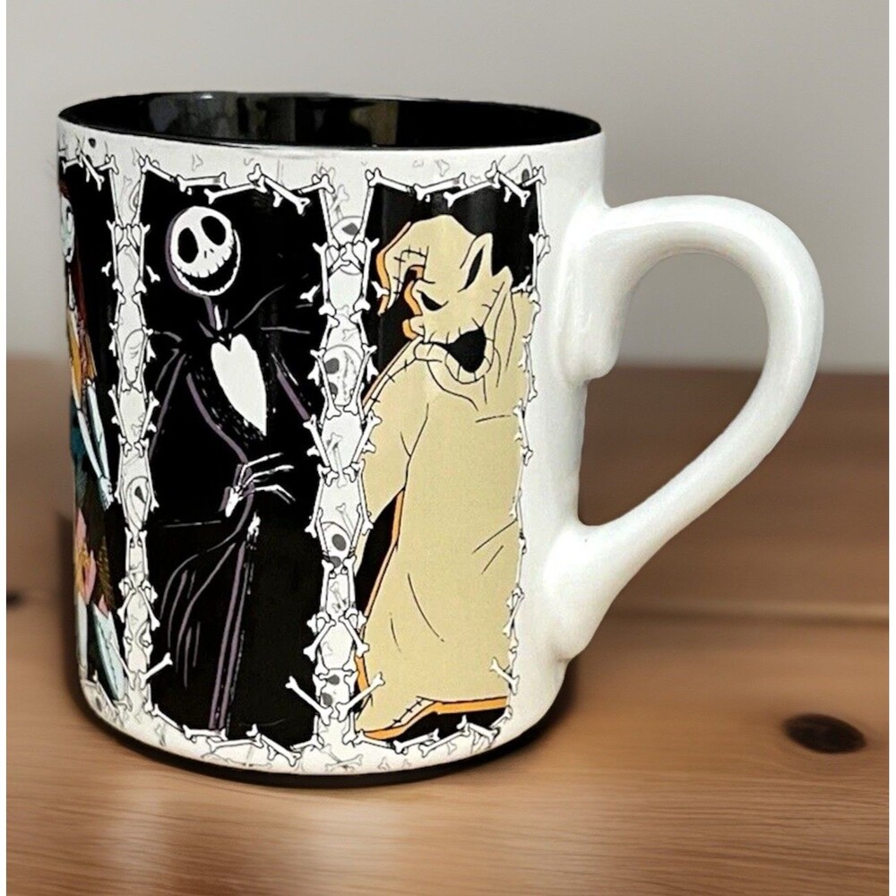Disney Tim Burtons Nightmare Before Christmas Mug Jack, Sally & Oogie Boogie